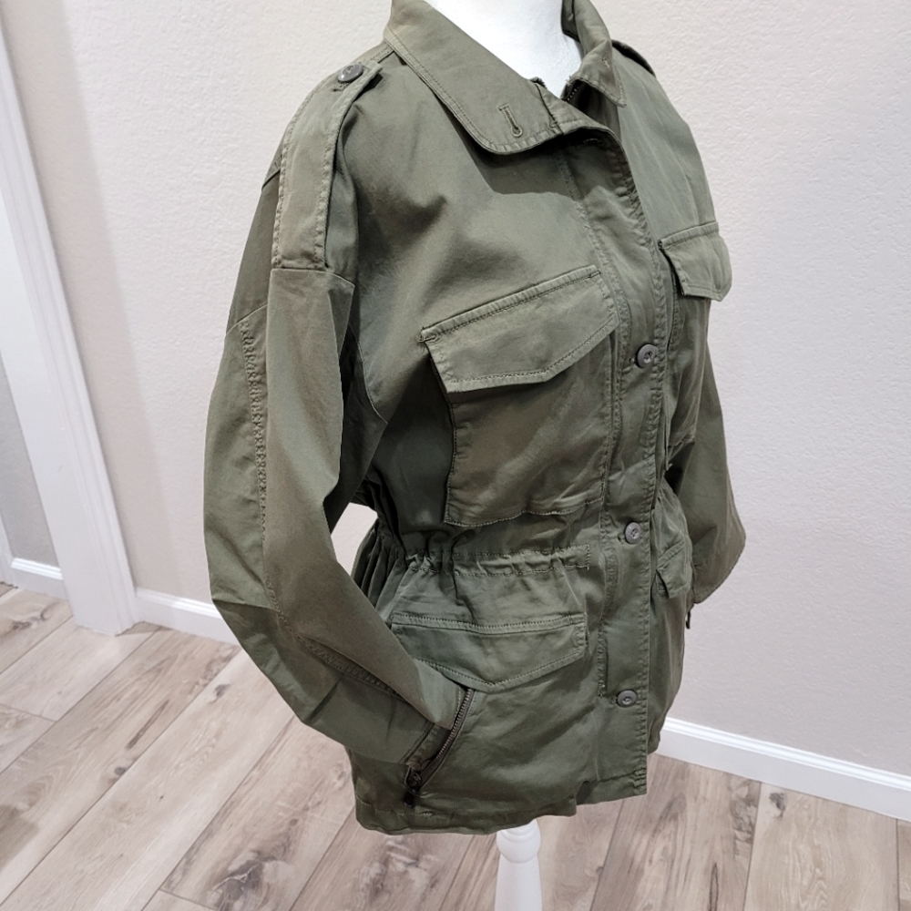 Joie JENITA ARMY GREEN UTILITY JACKET